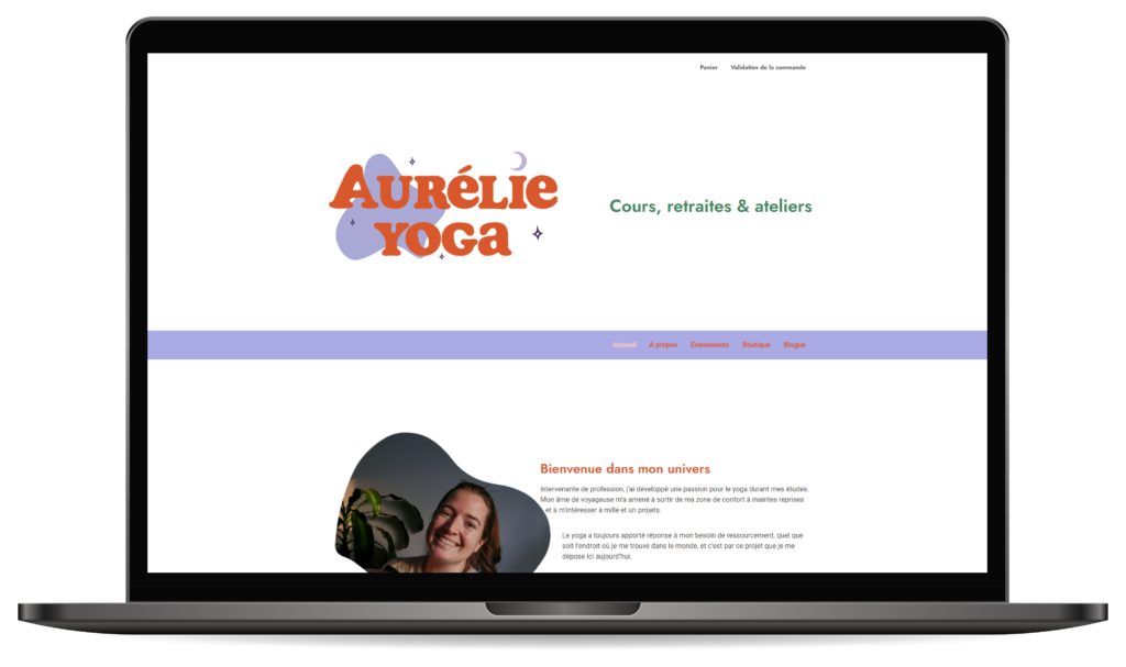 site web de Aurélie Yoga